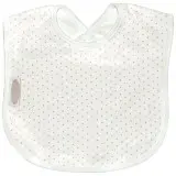 Bavoir Junior Jersey Pink Dot | Blanc/Rose