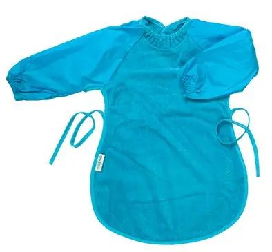 Bavoir Messy Eater Aqua | Bleu