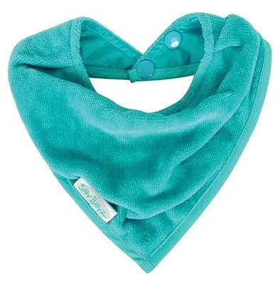Bavoir Bandana Stretch Aqua | Bleu