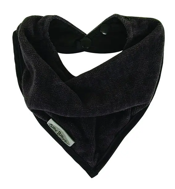 Bavoir Bandana Stretch Anthracite | Anthracite