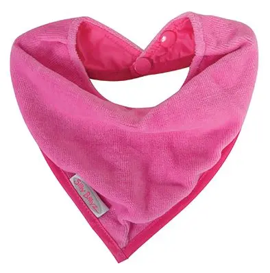 Bavoir Bandana Stretch Fuchsia | Rose