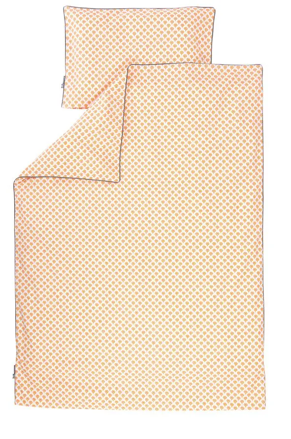Housse de couette 100x135cm Retro | Orange