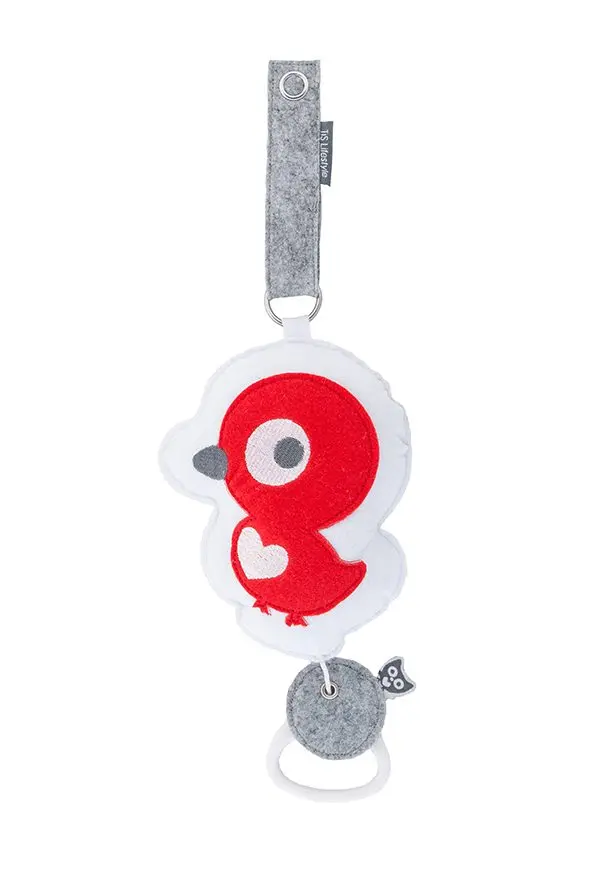 Muziekdoos Eend Stuga | Rood/Wit