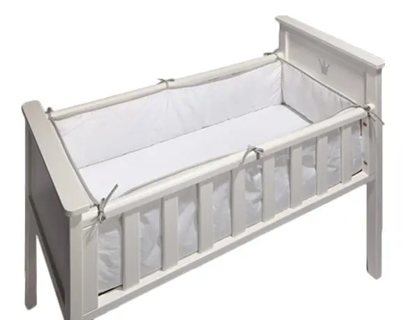 Crib Bumper And Fitted Sheet Crib | White