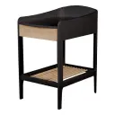 Table à langer Wave Black Satin/Wax | Noir