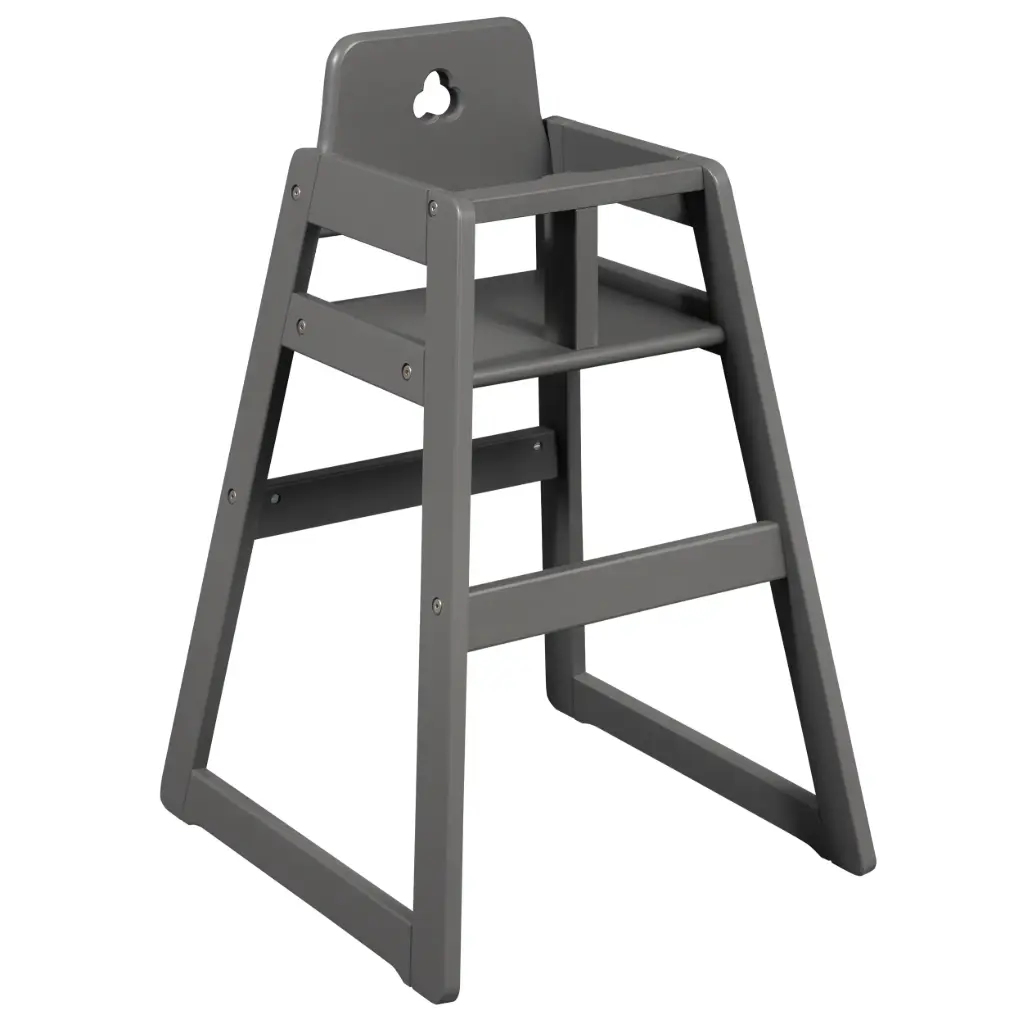 Chaise haute Marita Seal Grey| Anthracite