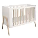 Bed 60x120cm Torsten White/Natural | Wit