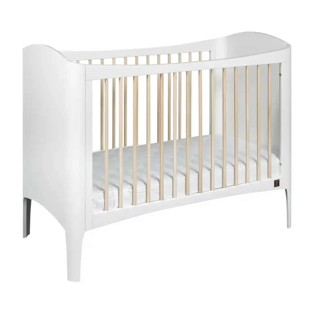 Lit 60x120cm Wave White/Wax | Blanc