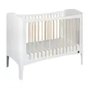 Cot 60x120cm Wave White/Wax | White