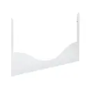 Side panel Cot 60x120cm Wave White | White