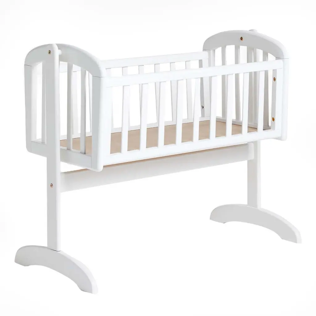 Berceau à bascule 40x90cm Lux White | Blanc