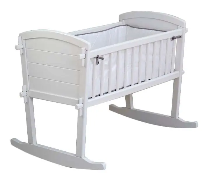 Swinging crib Country White | White