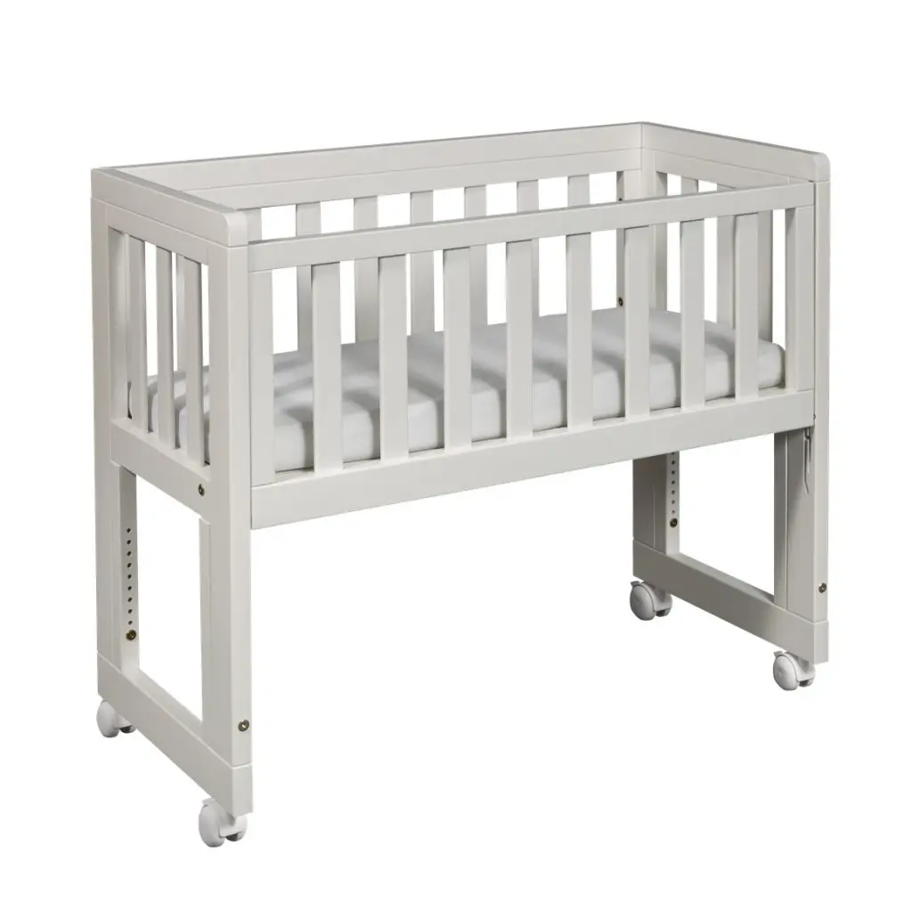Bedside crib Oslo White | White