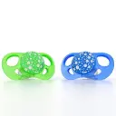 Pacifiers 6+m 2 Pieces Blue/Green | Blue/Green