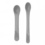Lepelset 2 Stuks Pastel Grey | Grijs