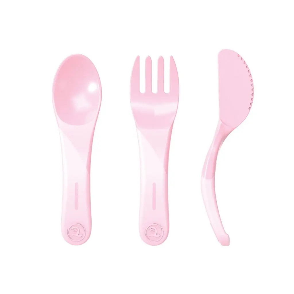 Couverts 3 Pièces Pastel Pink | Rose