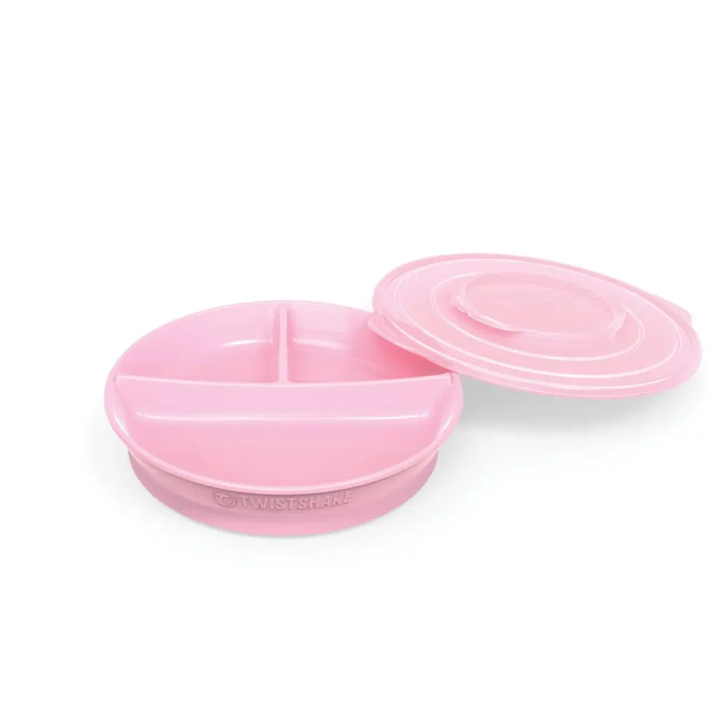 Assiette à compartiments Pastel Pink | Rose