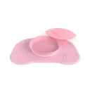Click-Mat + Assiette Pastel Pink | Rose