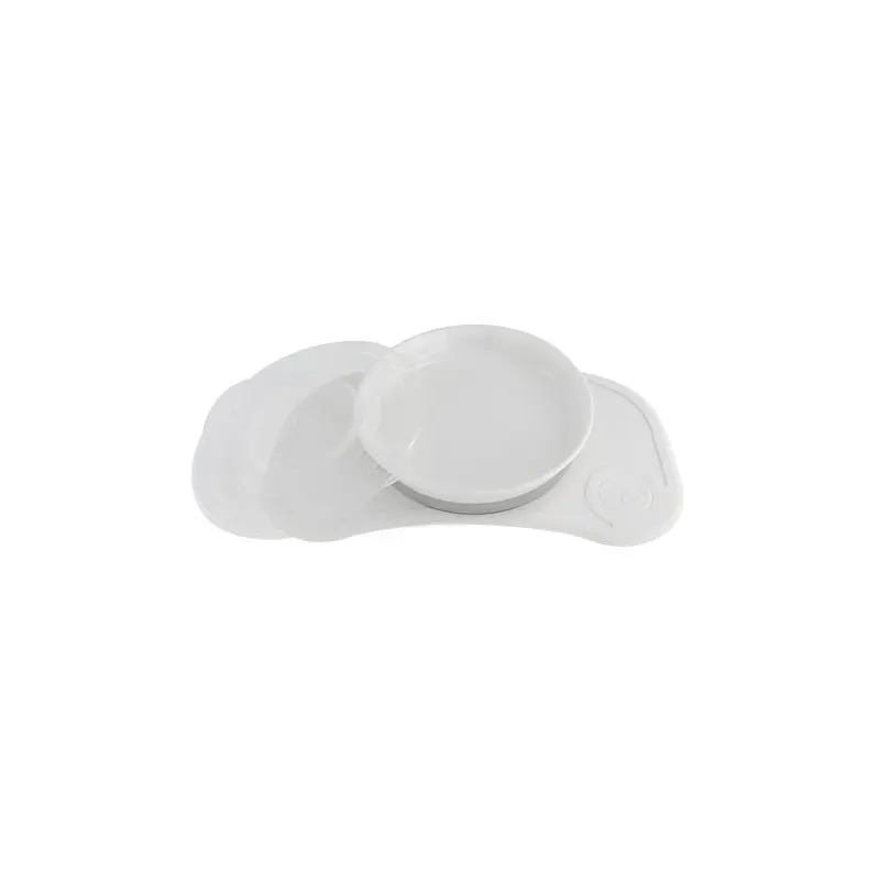 Click-Mat Mini + Assiette White | Blanc