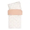 Tuck-Inn Housse de couette 100x135cm Flower Powder | Blanc/Rose
