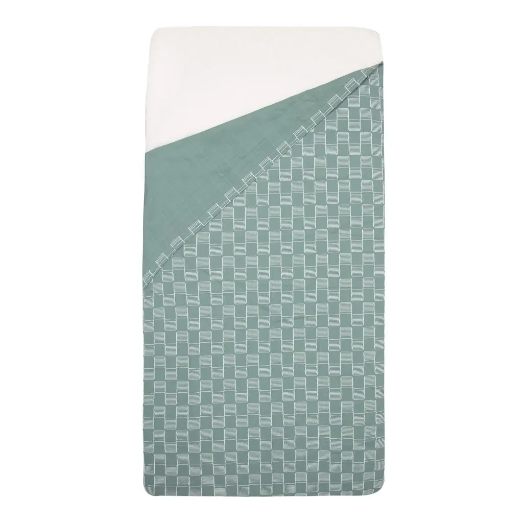 Tuck-Inn Sheet 40x80cm Sticky Stripes | Green