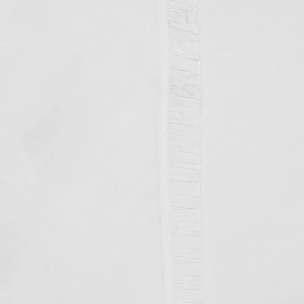 Tuck-Inn Sheet 40x80cm Ruffle White | White