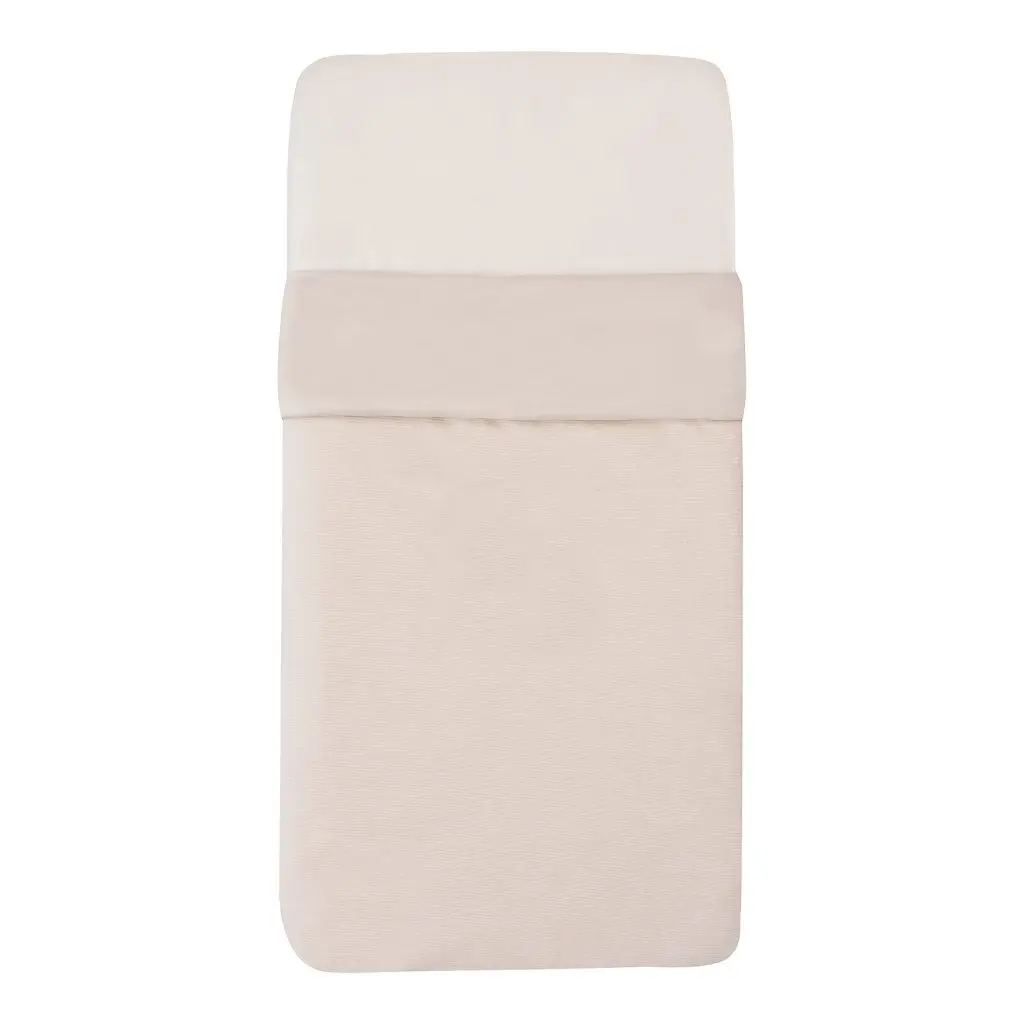 Tuck-Inn Blanket 40x80cm Velvet Rib Soft Sand | Ecru