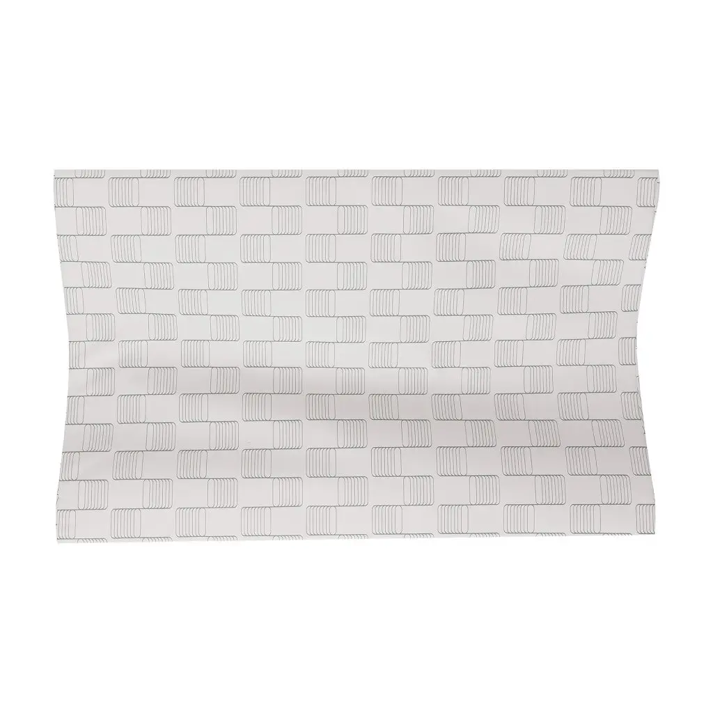 Matelas à langer 72x44cm Sticky Stripes | Blanc