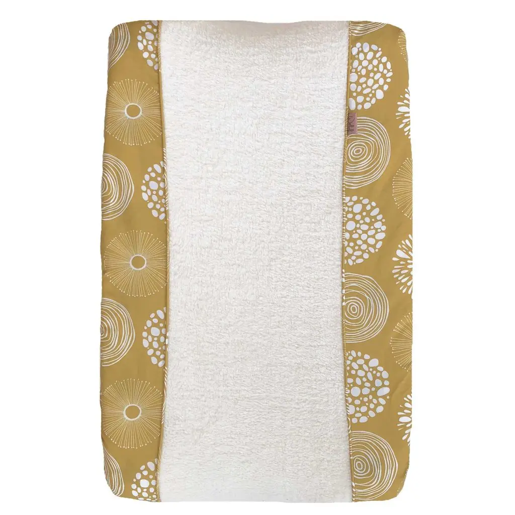 Housse matelas à langer Sparkle Sweet Honey | Jaune