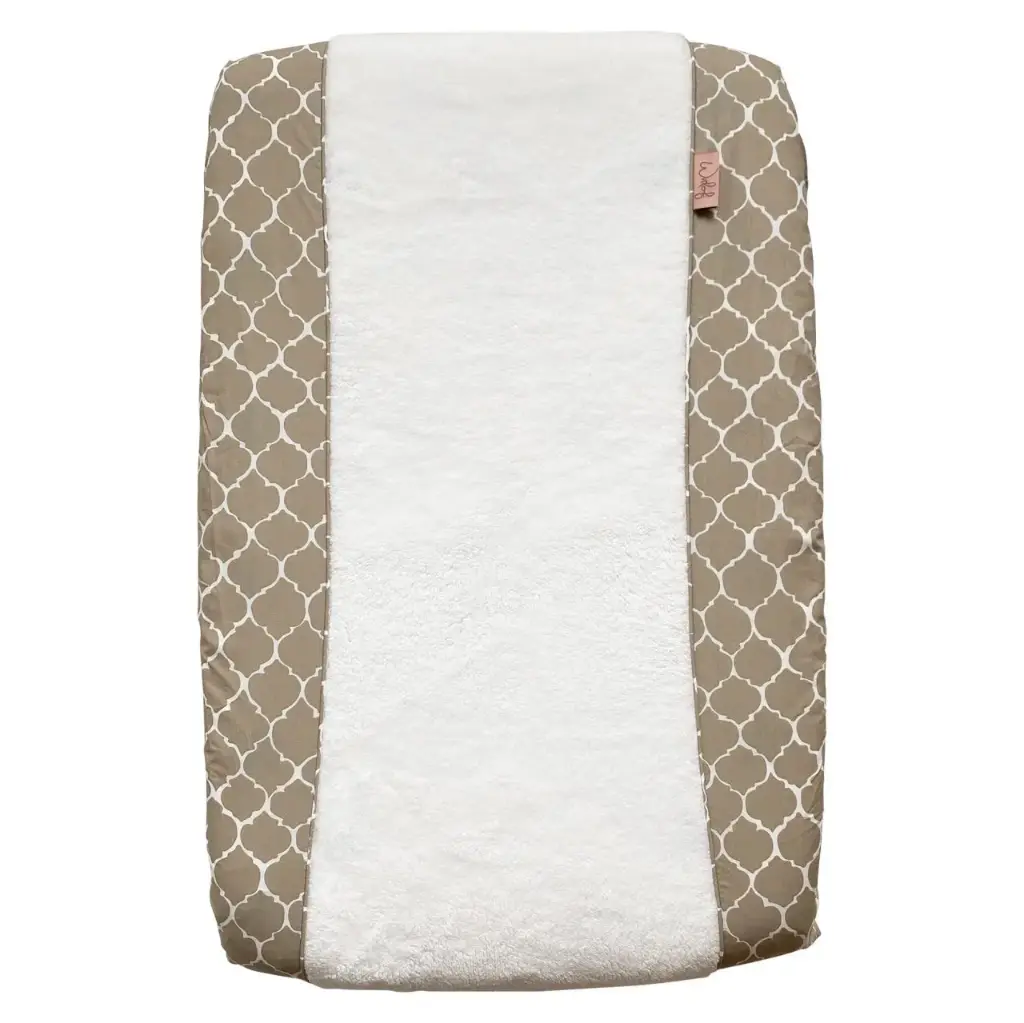 Housse matelas à langer Once Upon A Dream Sand | Blanc/Beige