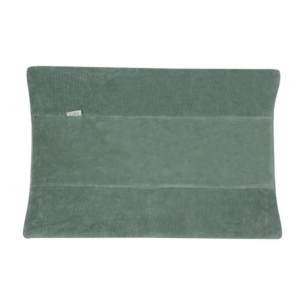 Housse matelas à langer Velvet Rib Forest Green | Vert
