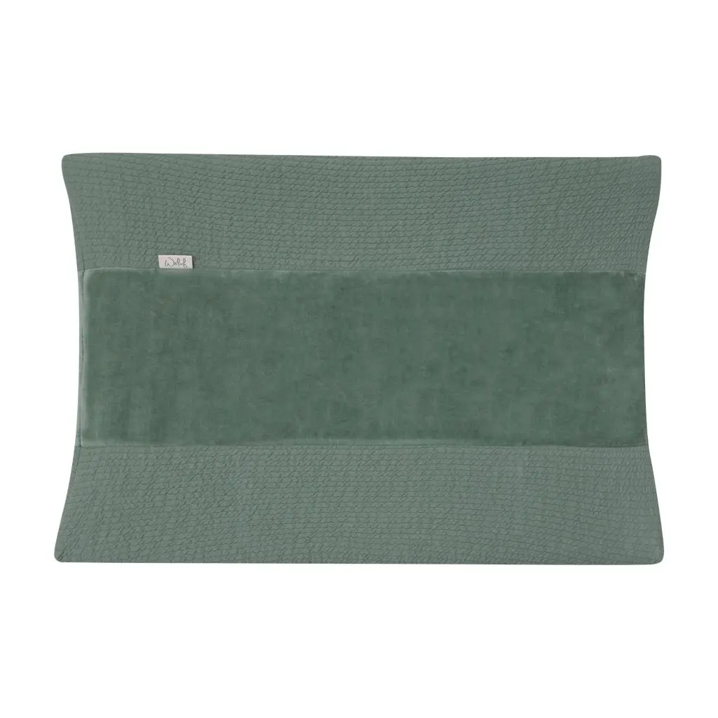 Housse matelas à langer Waves Forest Green | Vert