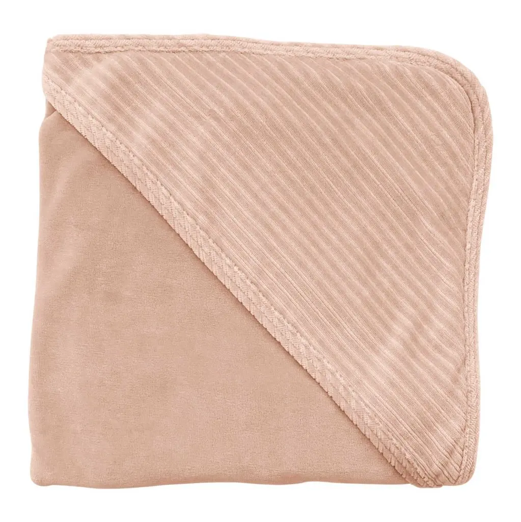 Couverture enveloppante Corduroy Powder | Rose