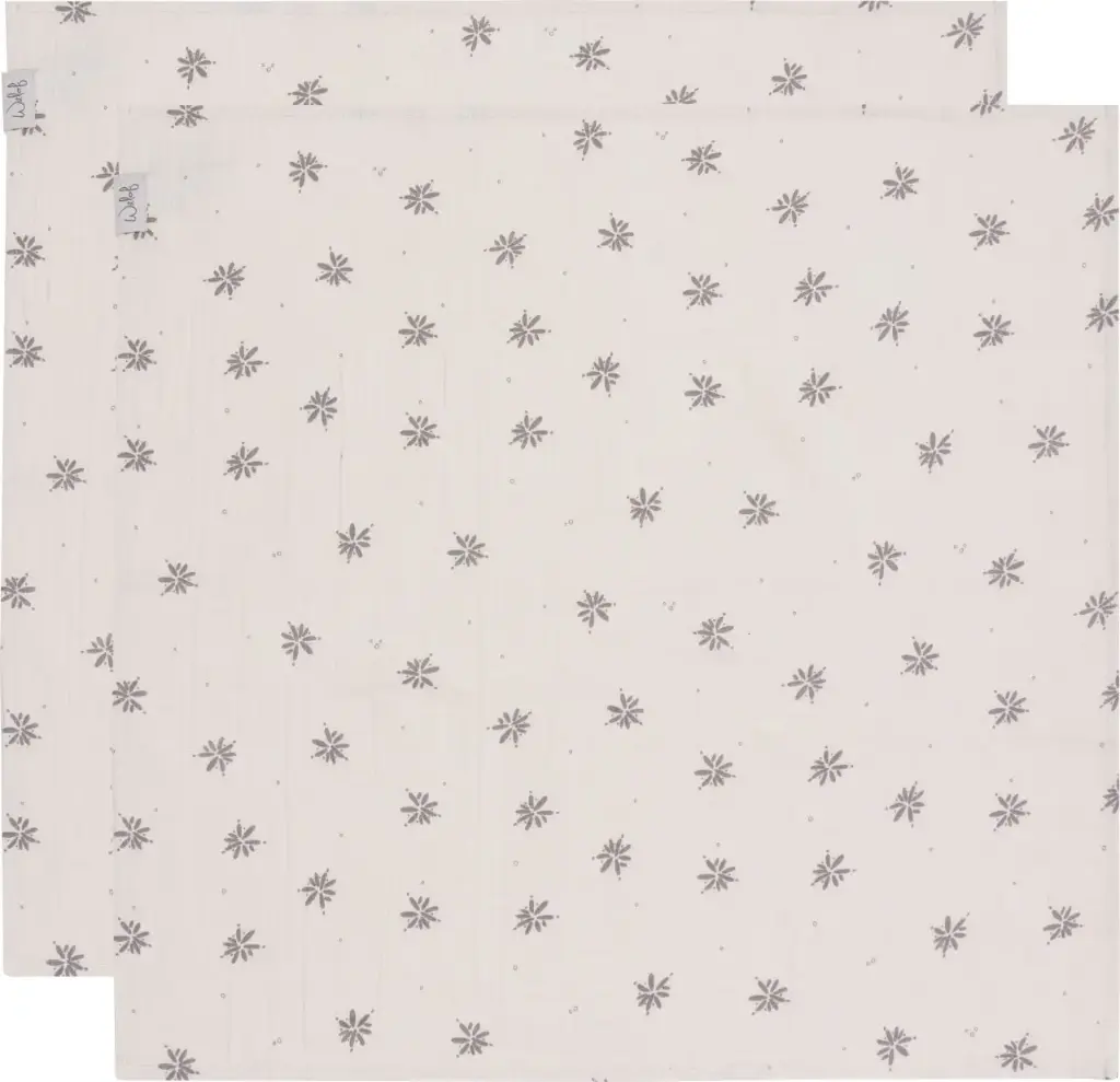 Cloth Muslin 65x65cm 2 Pieces Little Charm | Ecru