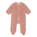 Playsuit Velvet Rib Dusty Pink | Pink