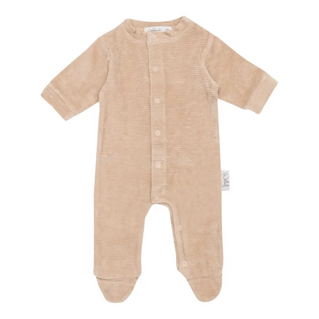Playsuit Velvet Rib Urban Taupe | Taupe