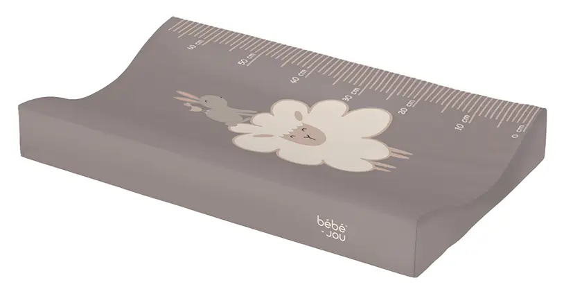 Matelas à langer 72x44cm Farm Friends | Marron