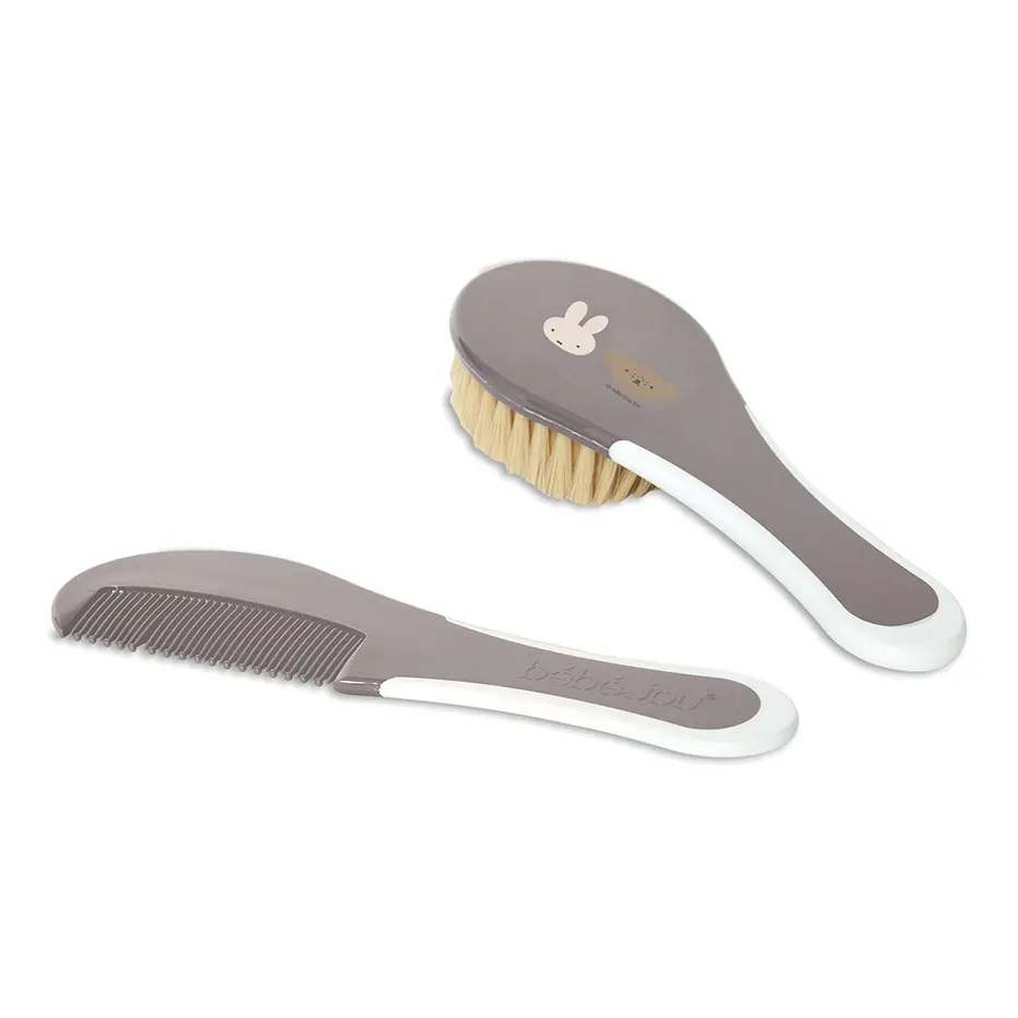 Brosse et peigne Miffy and friends | Marron