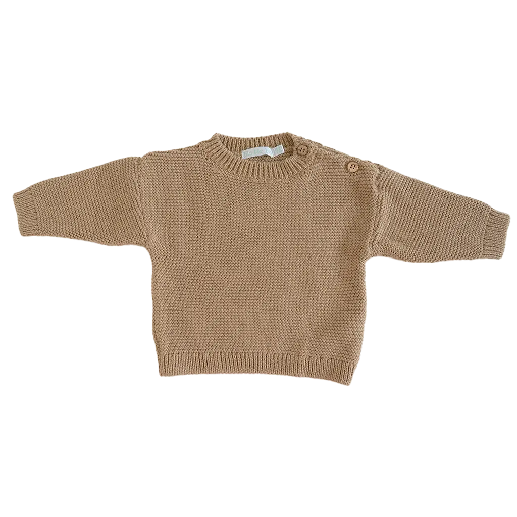 Pullover Gebreid Cornstalk | Taupe