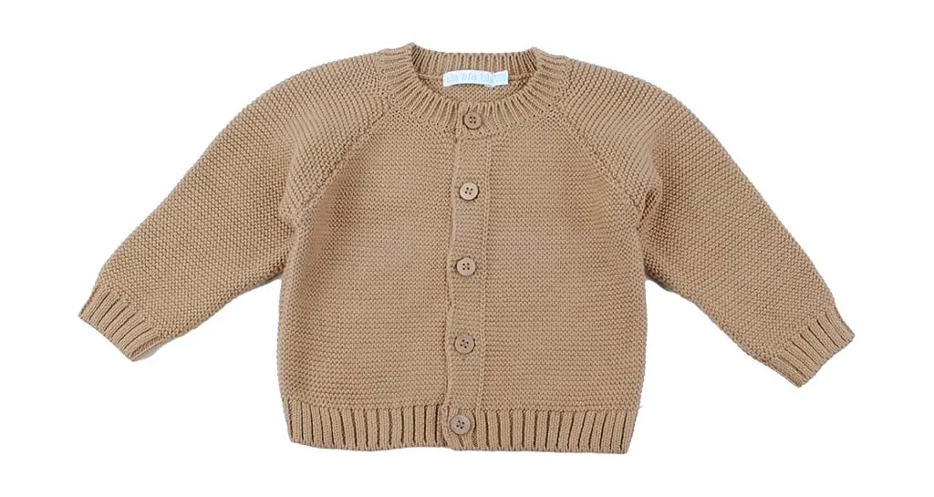 Cardigan Gebreid Cornstalk | Taupe