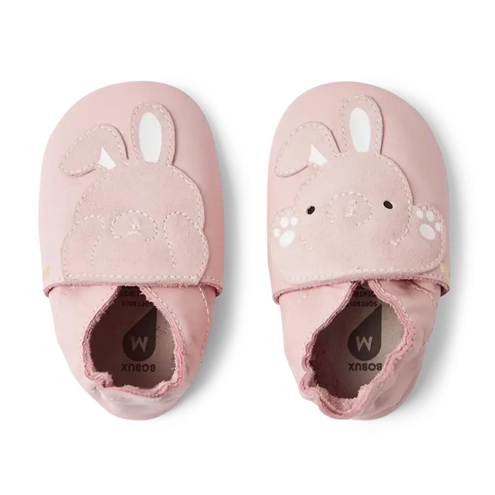 Soft Soles Peek A Boo Bunny Ballet Pink  | Rose