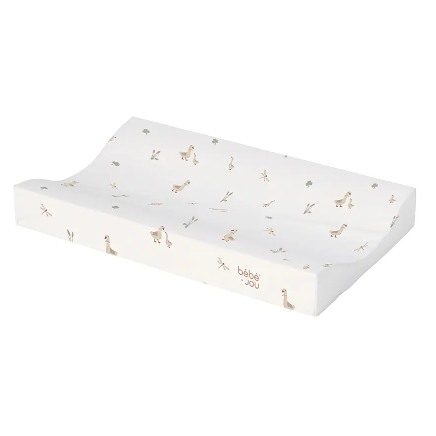 Matelas à langer 72x44cm Dear Goose Allover | Blanc