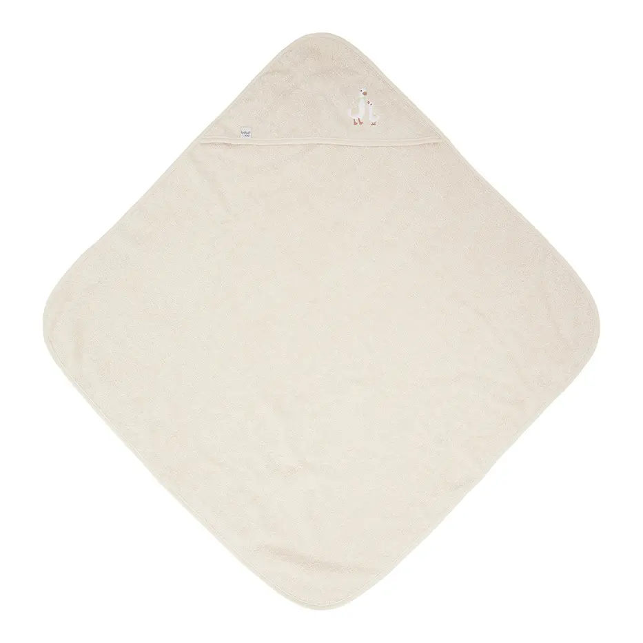 Cape de bain 75x85cm Dear Goose | Ecru