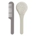 Brosse et peigne Almond | Ecru