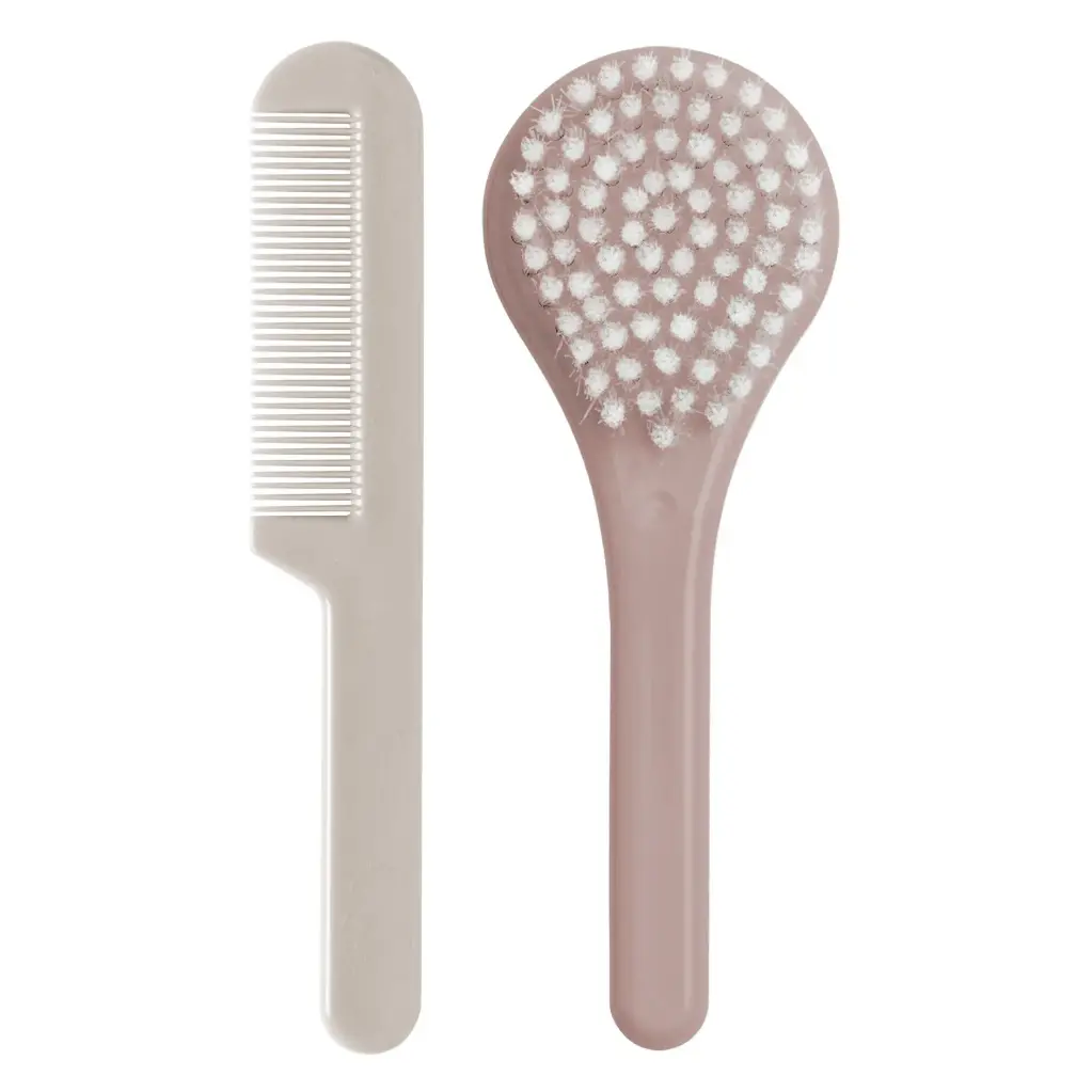 Brosse et peigne Blush Pink | Rose