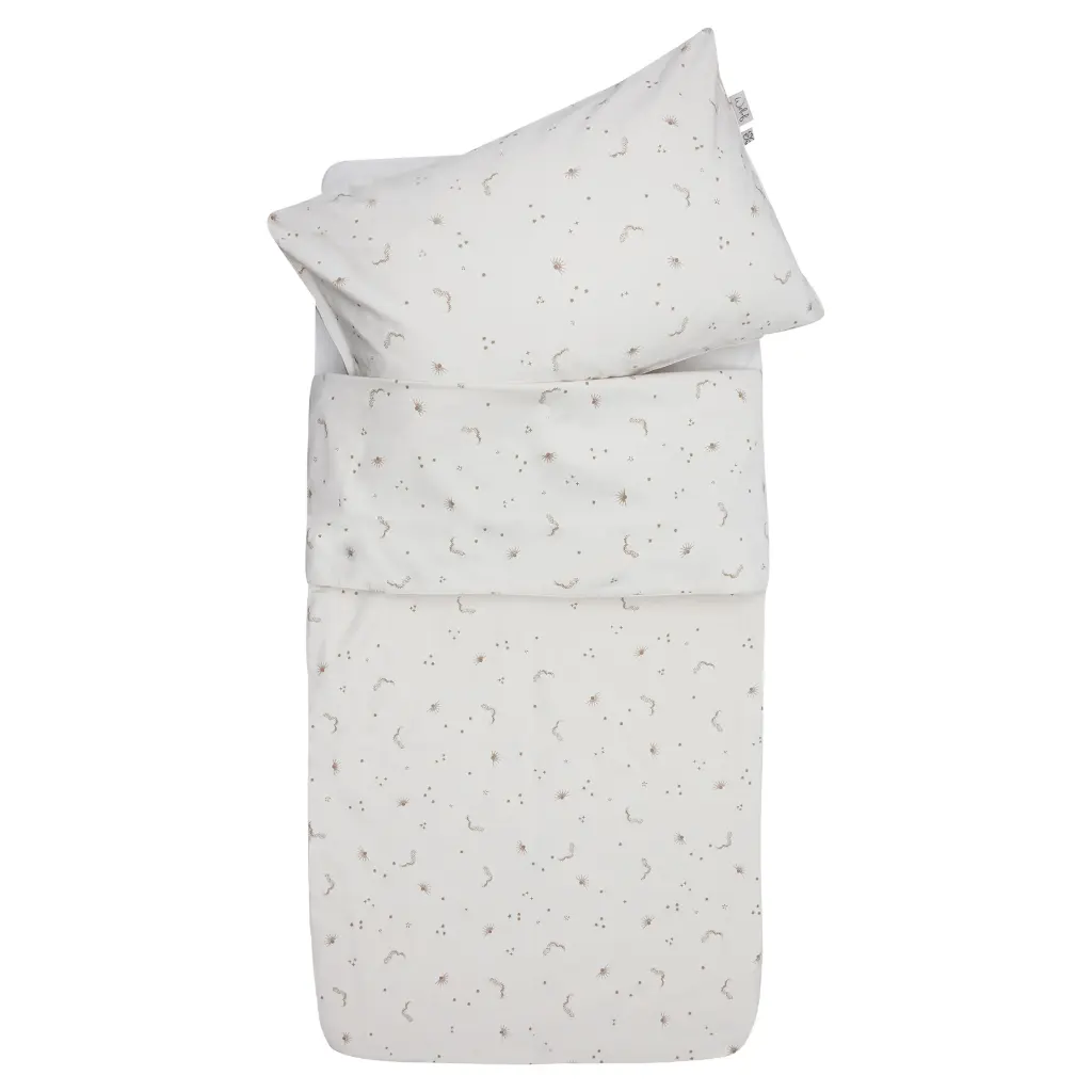 Tuck-Inn Housse de couette 100x135cm Galaxy Dreams | Ecru