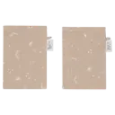 Gants de toilette Hydrophile 2 Pièces Galaxy Dreams | Ecru