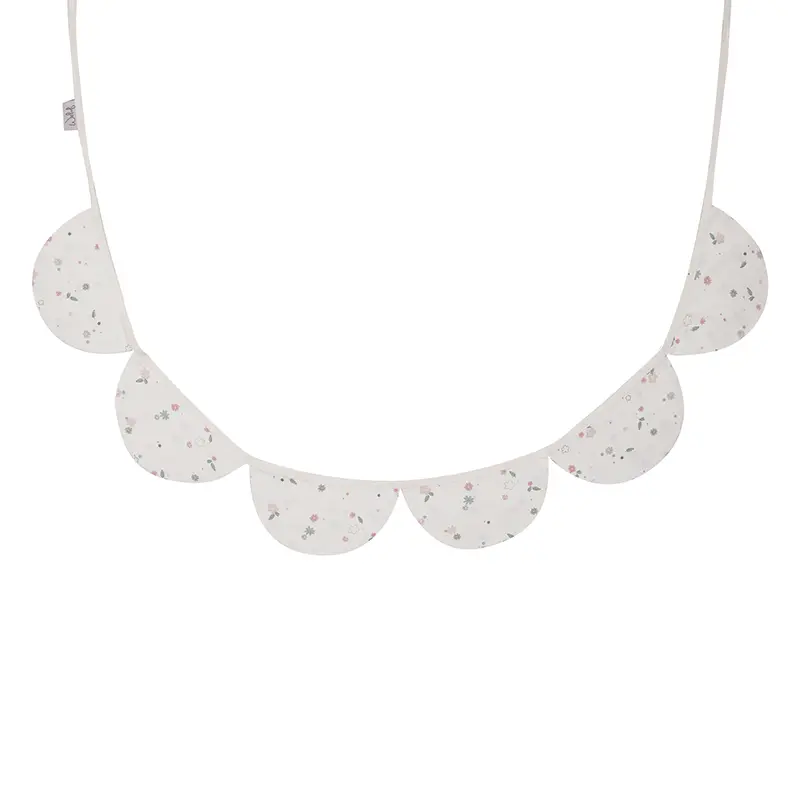 Guirlande de fanions Vintage Flowers | Ecru