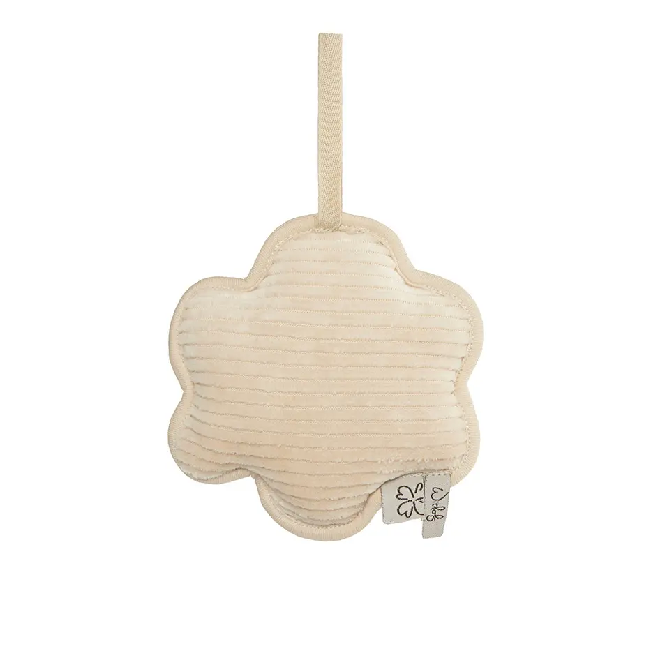 Fopspeendoekje Wolk Velvet Rib Soft Sand | Ecru 