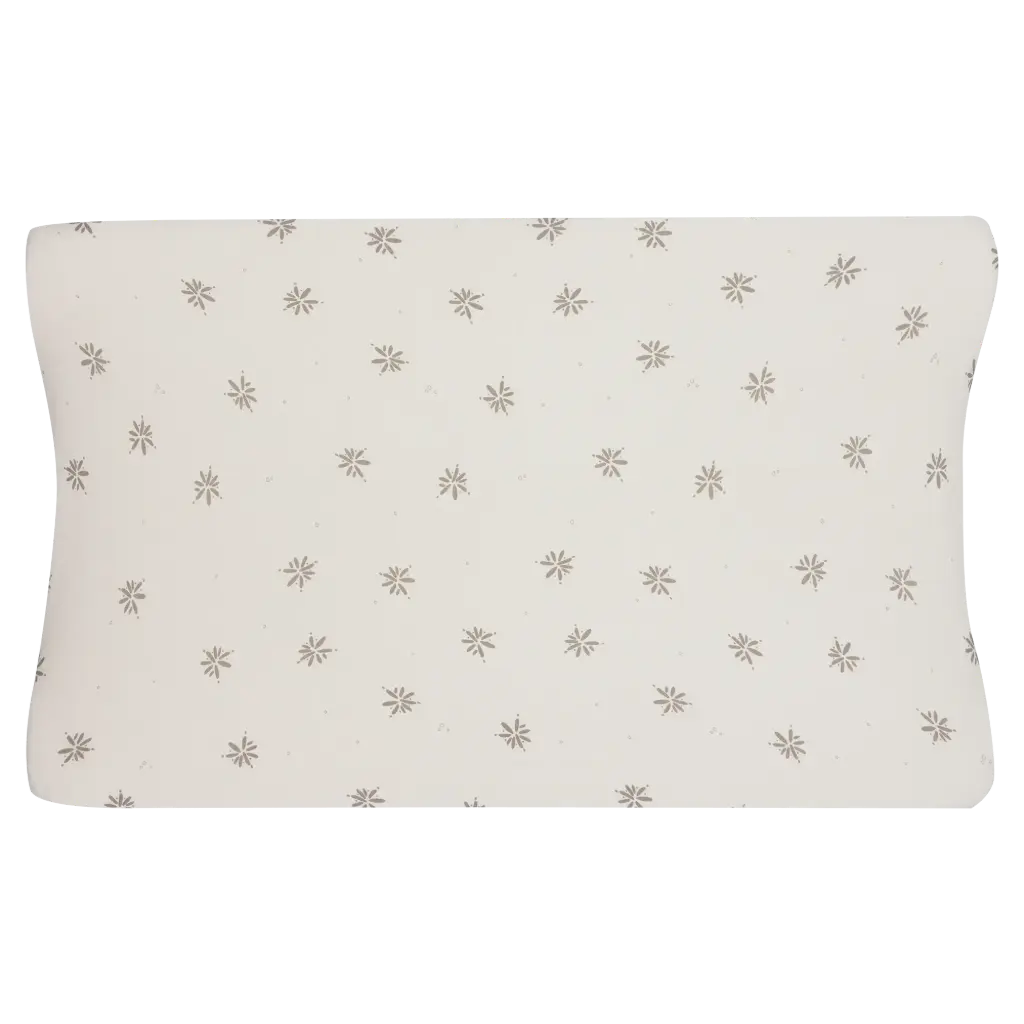 Housse matelas à langer Jersey 70x50cm Little Charm | Ecru 